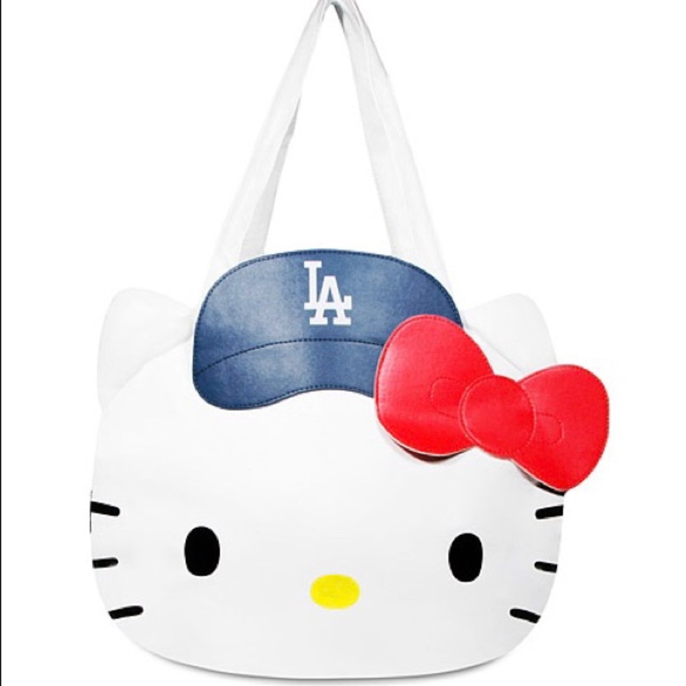 Dodgers Hello Kitty handbag 16x13 inches